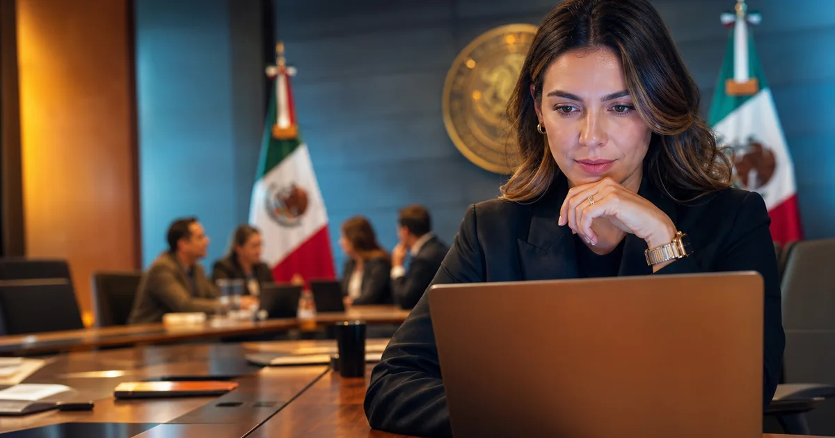 Imagen de portada editorial · Claude llega al Senado de México: evento el 20 de octubre · Corporativo · Claude Builders