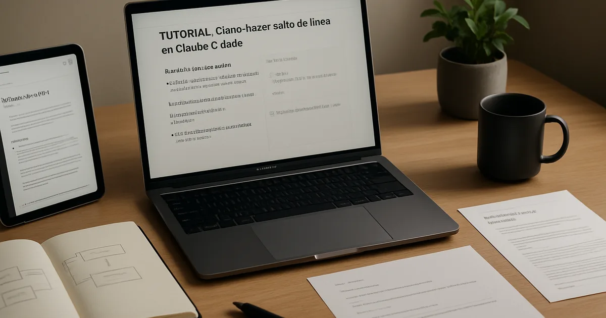 Cómo hacer salto de línea en Claude Code