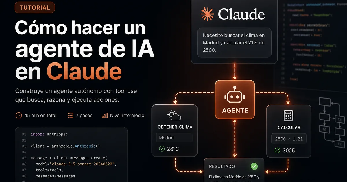 Cómo hacer un agente de IA en Claude
