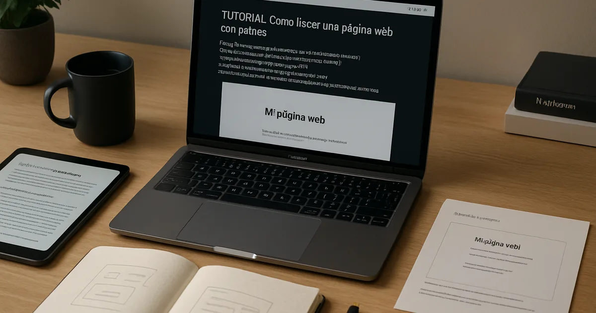 Cómo hacer una página web con Claude