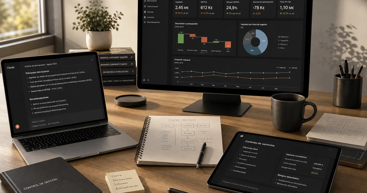 Curso de Claude para finanzas y control de gestión